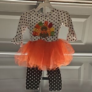 Festive Turkey Tutu Costume for Kids